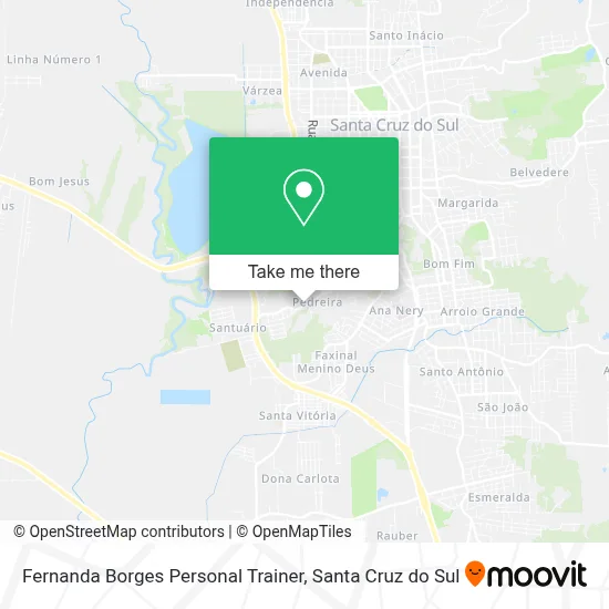 Fernanda Borges Personal Trainer map