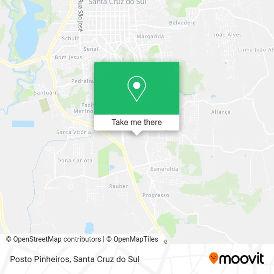 Posto Pinheiros map