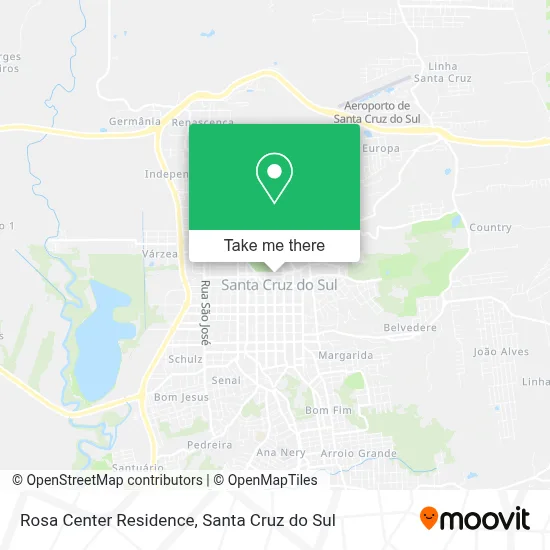 Rosa Center Residence map
