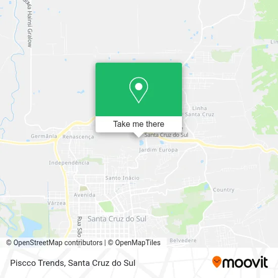 Piscco Trends map
