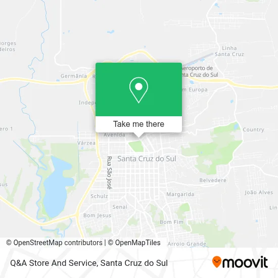 Q&A Store And Service map