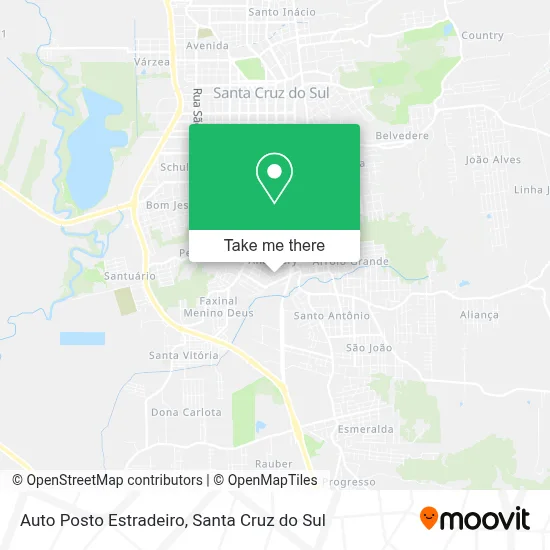 Auto Posto Estradeiro map