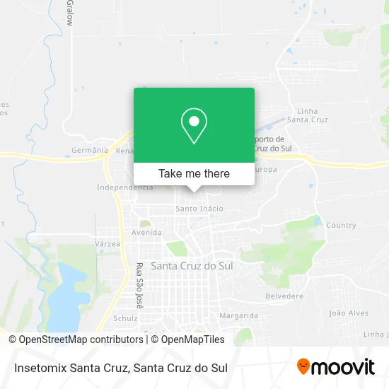 Insetomix Santa Cruz map