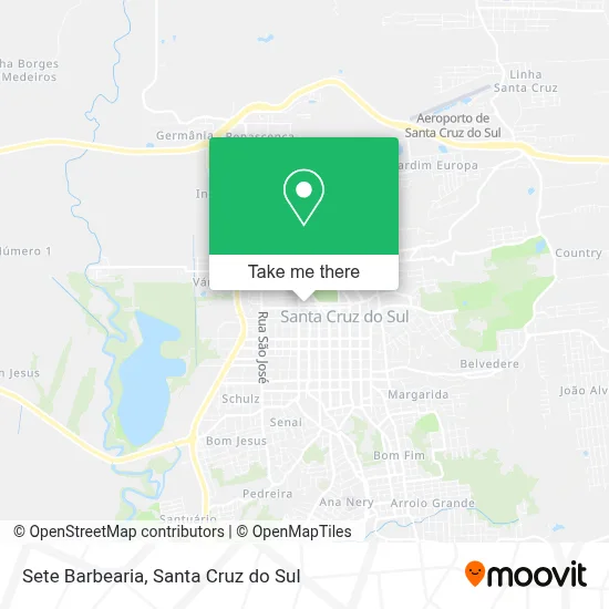 Sete Barbearia map
