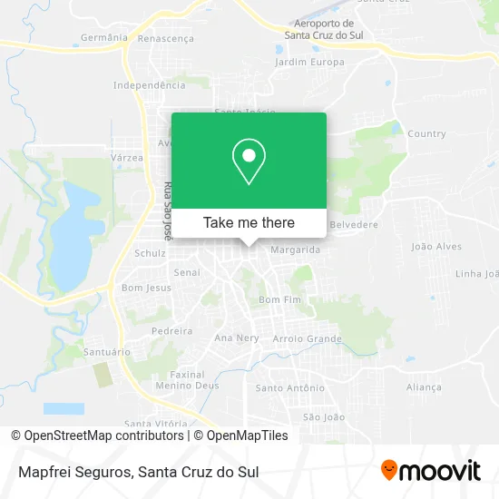 Mapfrei Seguros map