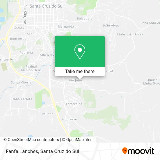 Fanfa Lanches map