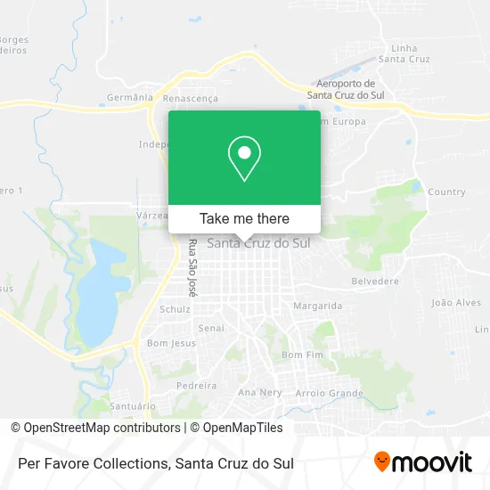 Per Favore Collections map