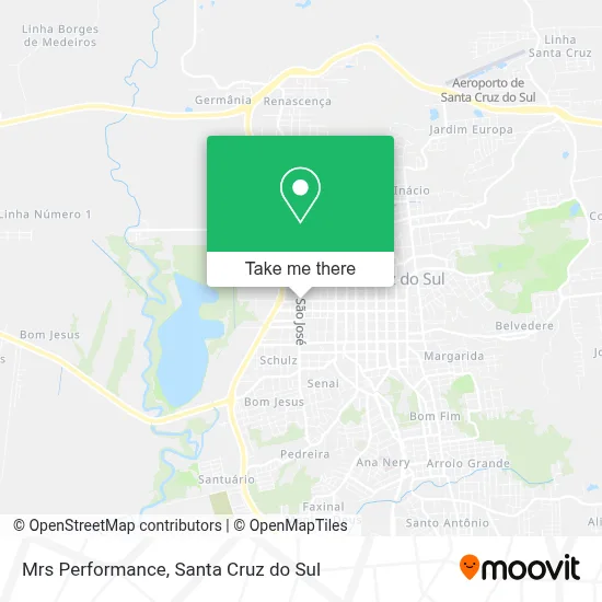 Mrs Performance map