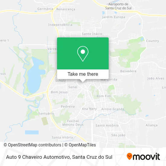 Auto 9 Chaveiro Automotivo map