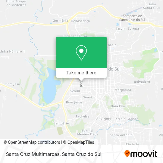 Santa Cruz Multimarcas map
