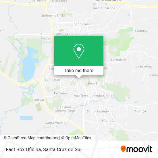 Fast Box Oficina map
