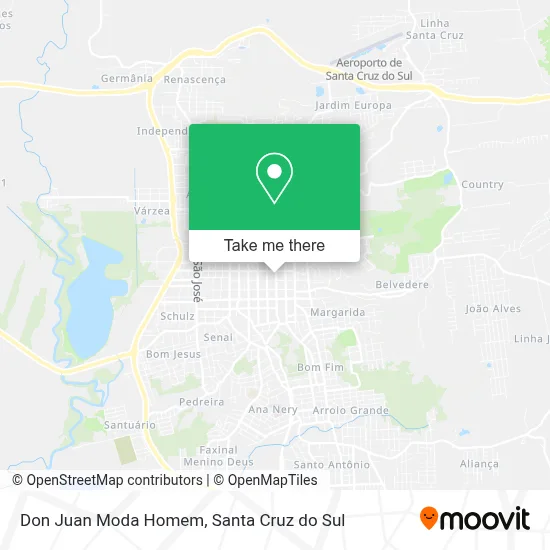 Don Juan Moda Homem map