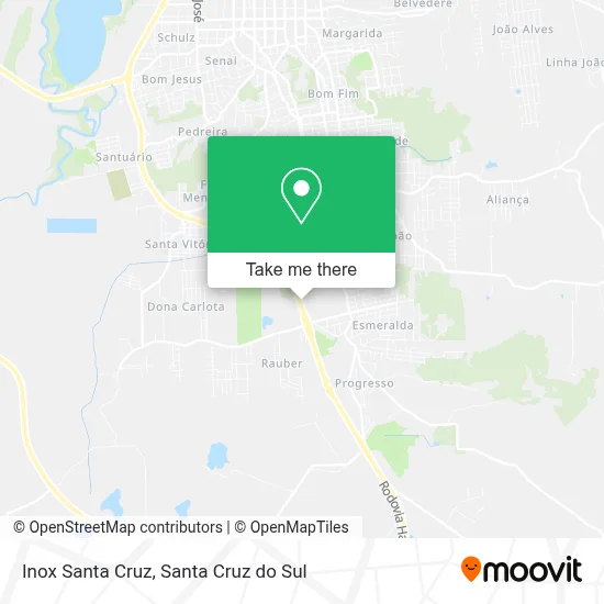 Inox Santa Cruz map