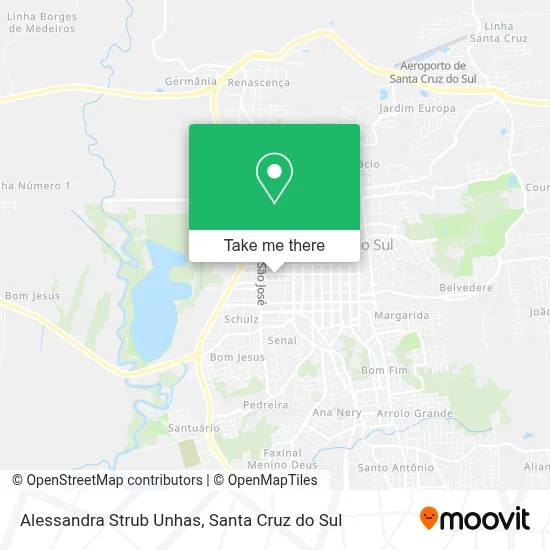 Alessandra Strub Unhas map