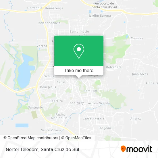 Gertel Telecom map