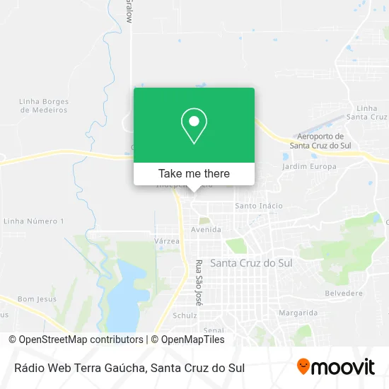Rádio Web Terra Gaúcha map