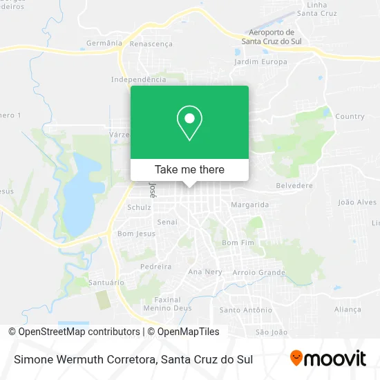 Simone Wermuth Corretora map