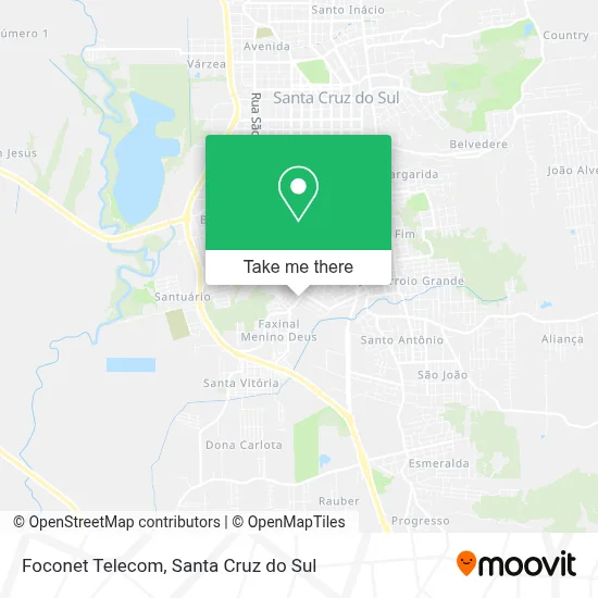 Foconet Telecom map