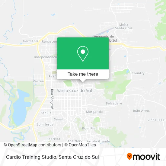 Cardio Training Studio map