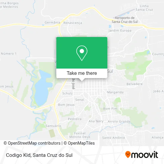 Codigo Kid map