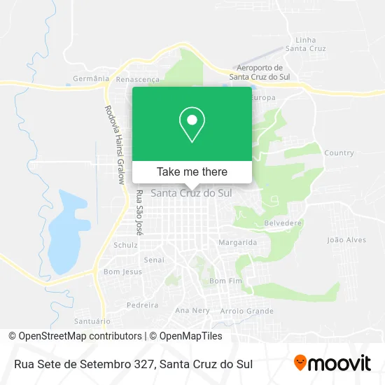 Rua Sete de Setembro 327 map