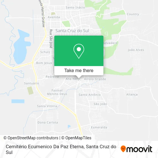 Cemitério Ecumenico Da Paz Eterna map