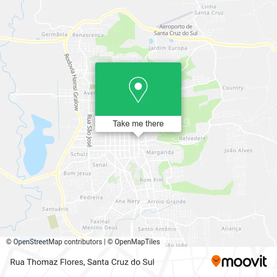 Rua Thomaz Flores map