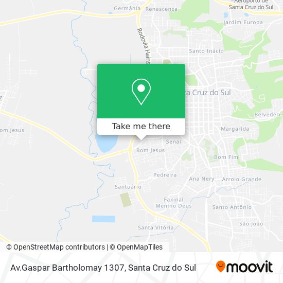 Av.Gaspar Bartholomay 1307 map