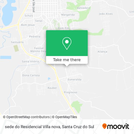 sede do Residencial Villa nova map