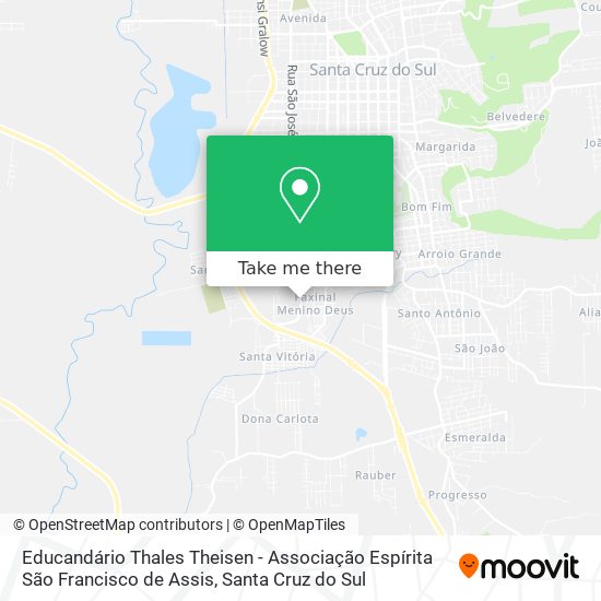 Educandário Thales Theisen - Associação Espírita São Francisco de Assis map