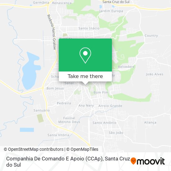 Companhia De Comando E Apoio (CCAp) map