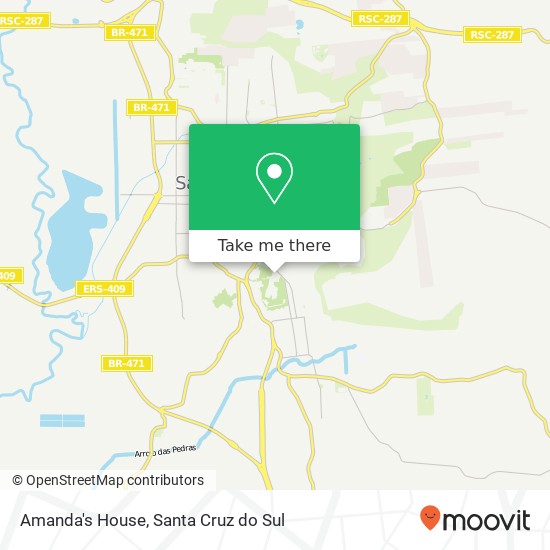 Mapa Amanda's House