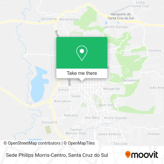Sede Philips Morris-Centro map