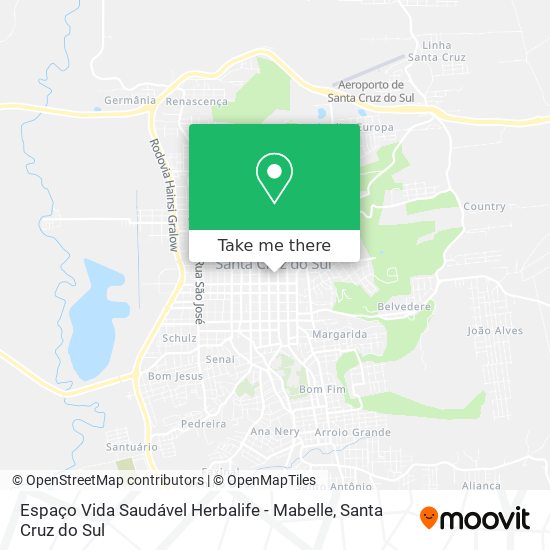 Espaço Vida Saudável Herbalife - Mabelle map