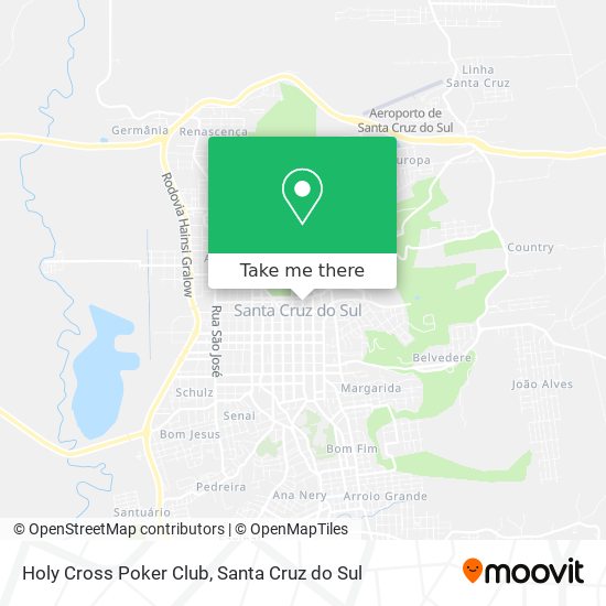 Holy Cross Poker Club map