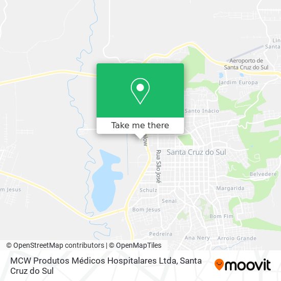 Mapa MCW Produtos Médicos Hospitalares Ltda