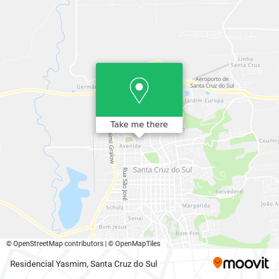 Residencial Yasmim map