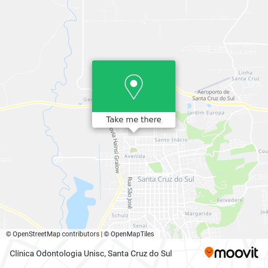 Clínica Odontologia Unisc map