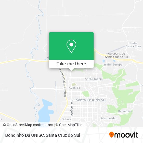 Bondinho Da UNISC map