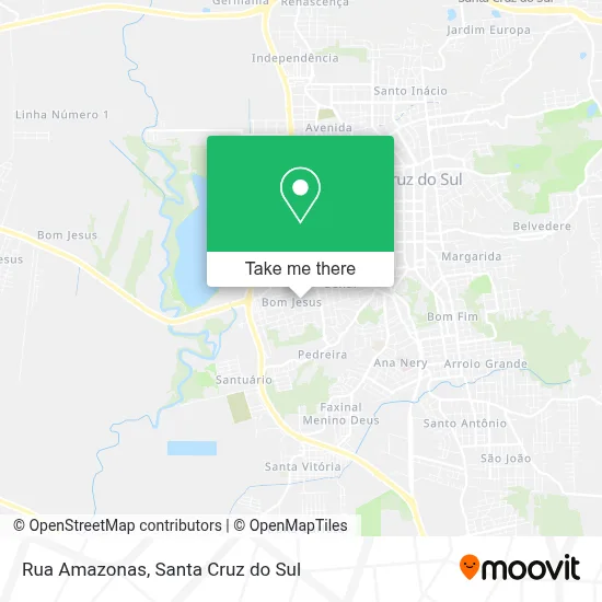 Rua Amazonas map
