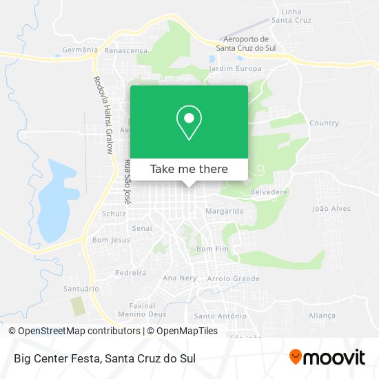Big Center Festa map