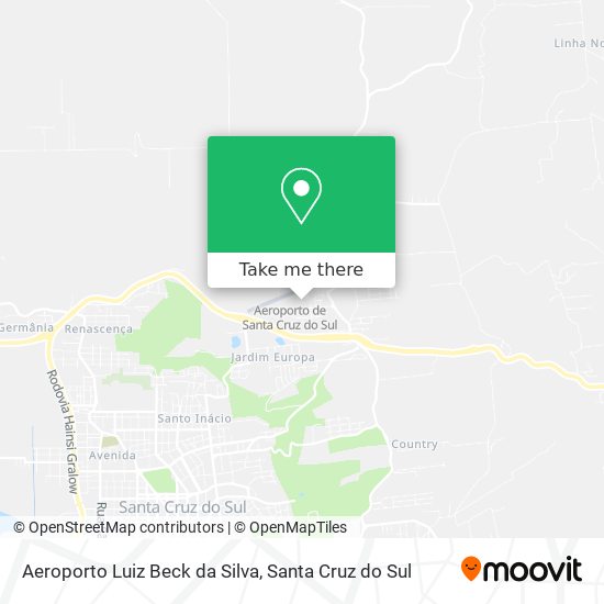 Aeroporto Luiz Beck da Silva map