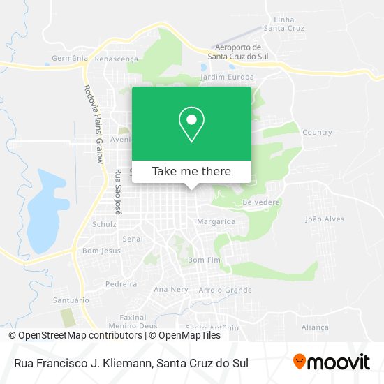 Rua Francisco J. Kliemann map