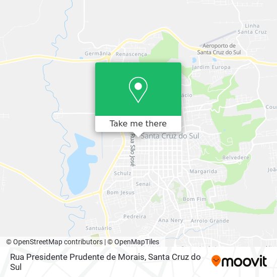 Rua Presidente Prudente de Morais map