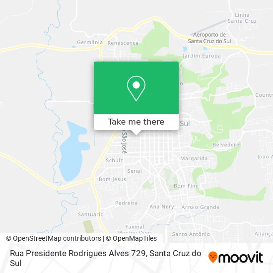 Rua Presidente Rodrigues Alves 729 map