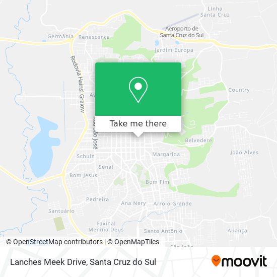 Lanches Meek Drive map