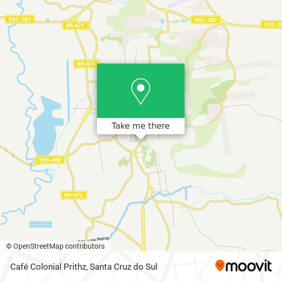 Café Colonial Prithz map