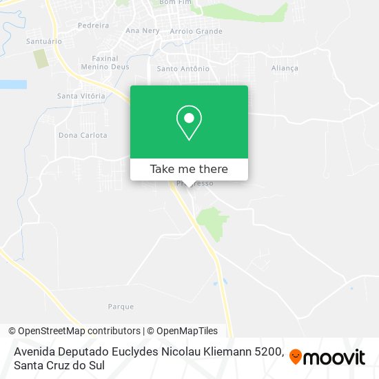 Avenida Deputado Euclydes Nicolau Kliemann 5200 map