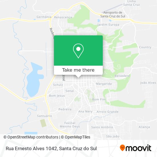 Rua Ernesto Alves 1042 map