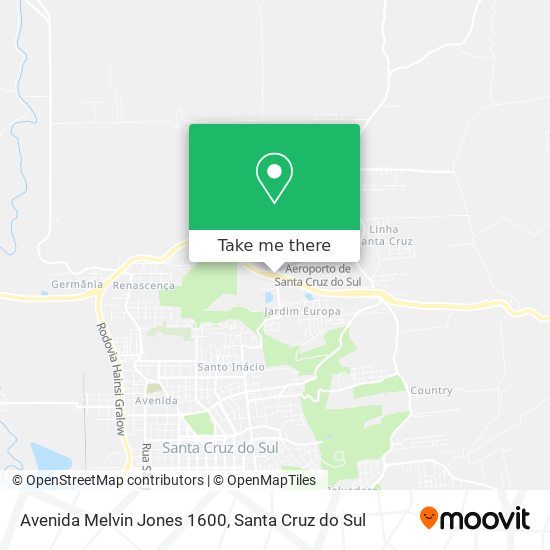 Avenida Melvin Jones 1600 map